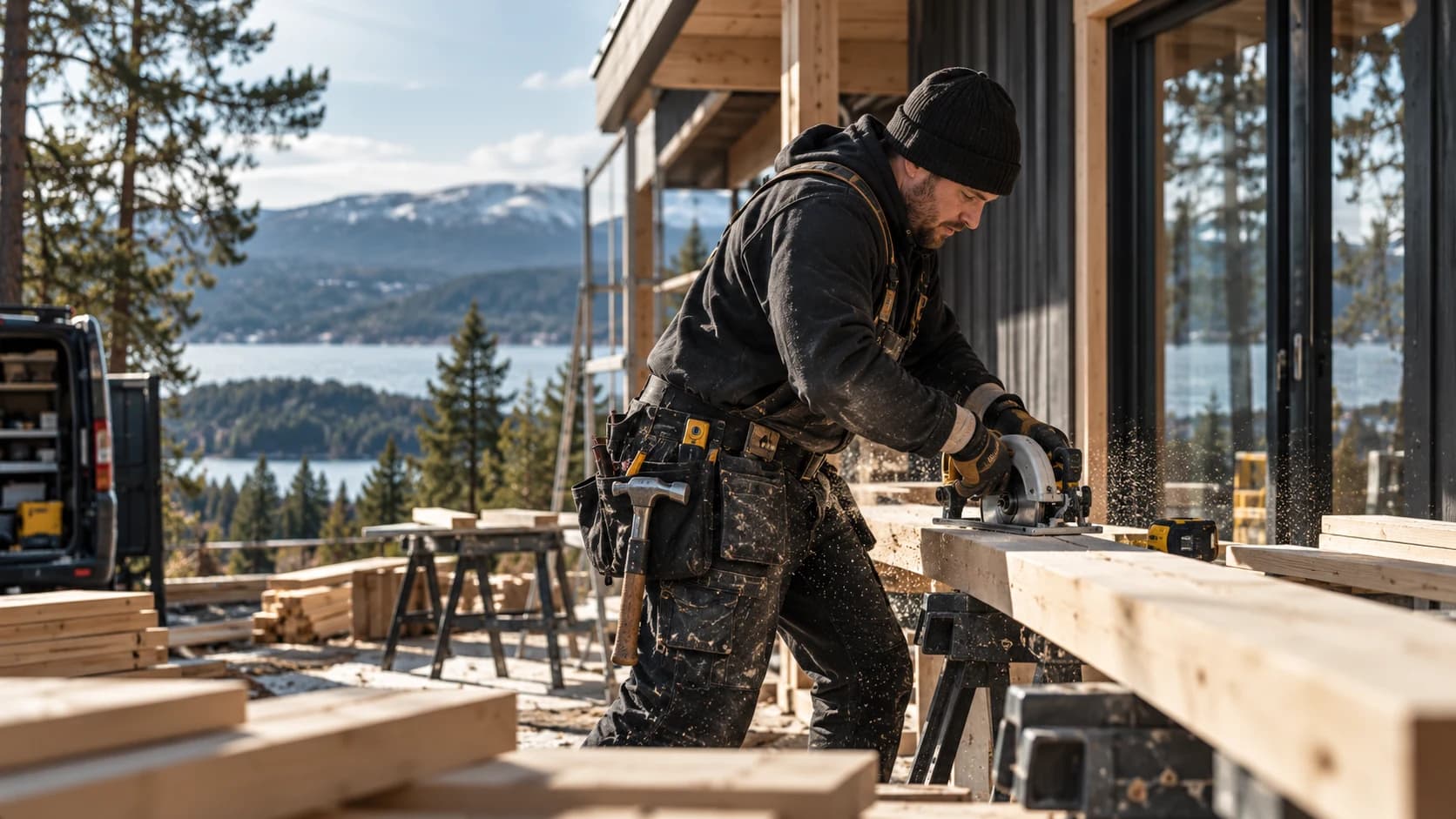 Byggmester i arbeid